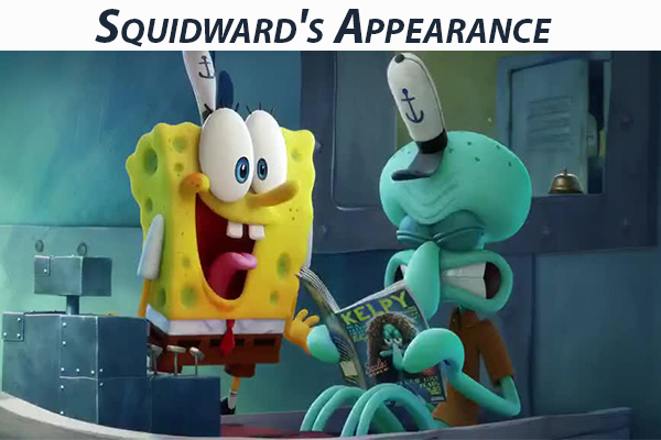 Squidward's Appearance