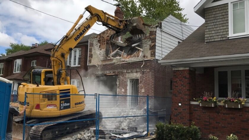 Demolition in Toronto